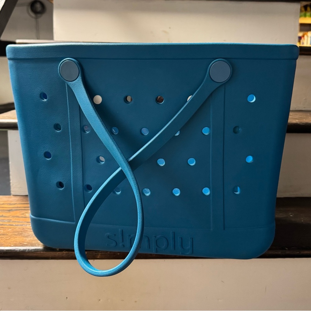 Blue Simply Tote Bag